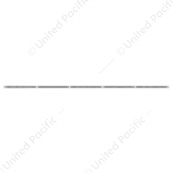 94" Stainless Steel Light Bracket With Five 23 SMD LED 17-1/4" Light Bar - Amber LED/Clear Lens