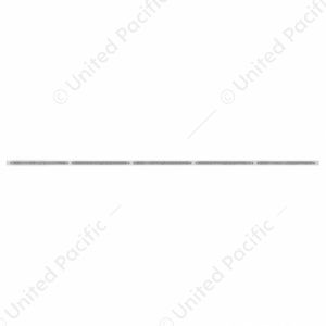 94" Stainless Steel Light Bracket With Five 23 SMD LED 17-1/4" Light Bar - Red LED/Clear Lens