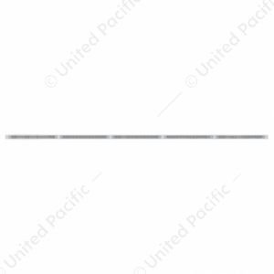 94" Stainless Light Bracket With 5X 23 SMD LED 17-1/4" Light Bars & Bezels - Amber LED/Clear Lens