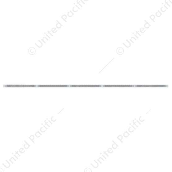 94" Stainless Light Bracket With 5X 23 SMD LED 17-1/4" Light Bars & Bezels - Red LED/Clear Lens