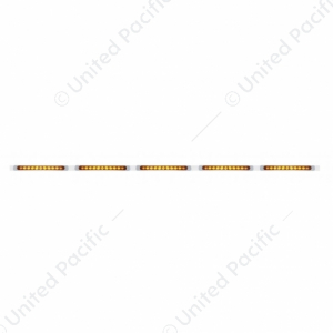 94" Stainless Light Bracket With 5X 11 LED 17" Light Bars & Bezels