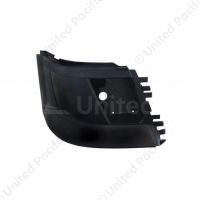 Bumper End With Fog Light Hole (Screw Mount) For 2003-2017 Volvo VNL - Passenger