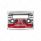 Chrome Plastic Axle/Differential Switch Guard With Glossy Sticker For 1990-2010 Freightliner Classic