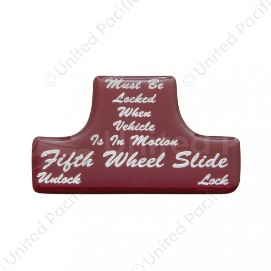 "Fifth Wheel" Switch Guard Sticker Only - Red