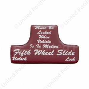 "Fifth Wheel" Switch Guard Sticker Only - Red