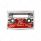 Chrome Plastic Fifth Wheel Switch Guard With Glossy Sticker For 1990-2010 Freightliner Classic- Red
