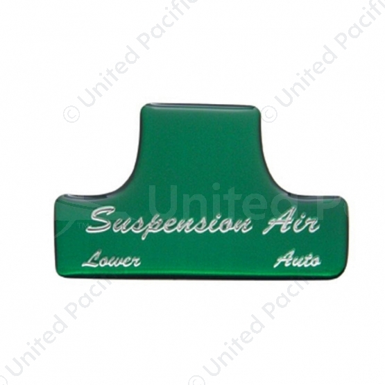 "Suspension Air" Switch Guard Sticker Only - Emerald Green