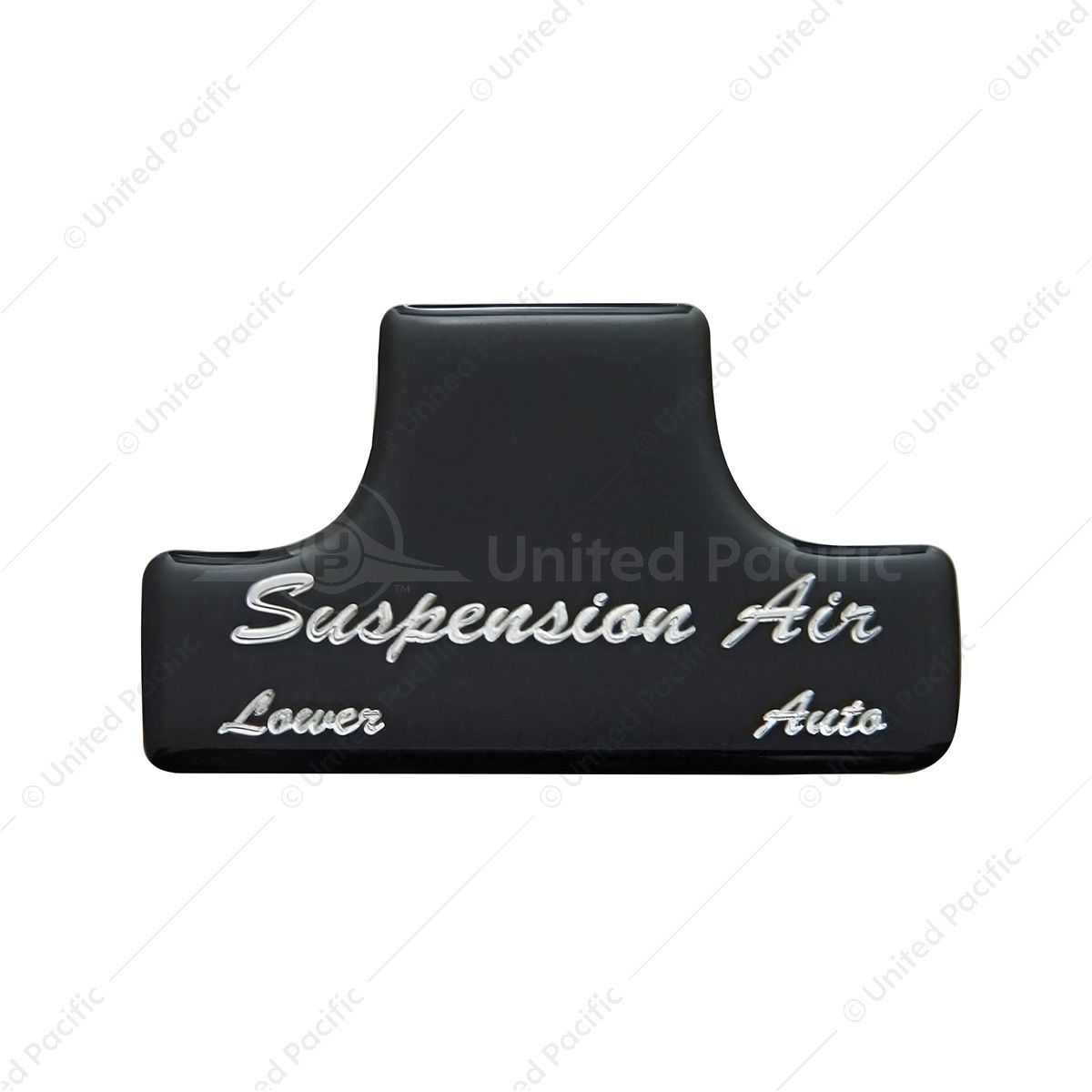 "Suspension Air" Switch Guard Sticker Only - Glossy Black