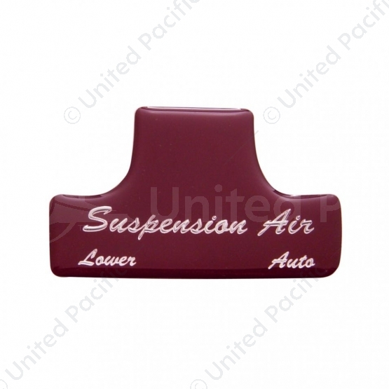"Suspension Air" Switch Guard Sticker Only - Candy Red