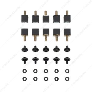 Black Grille Screw Set For 2003-2017 Volvo VNL (Bulk)