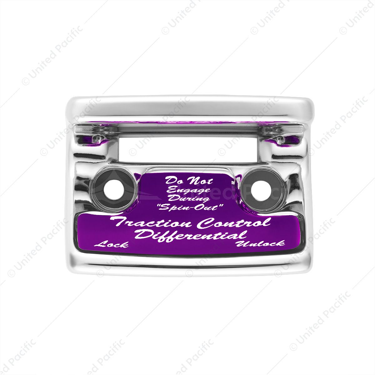 "Traction Control Differential" Switch Guard With Purple Sticker