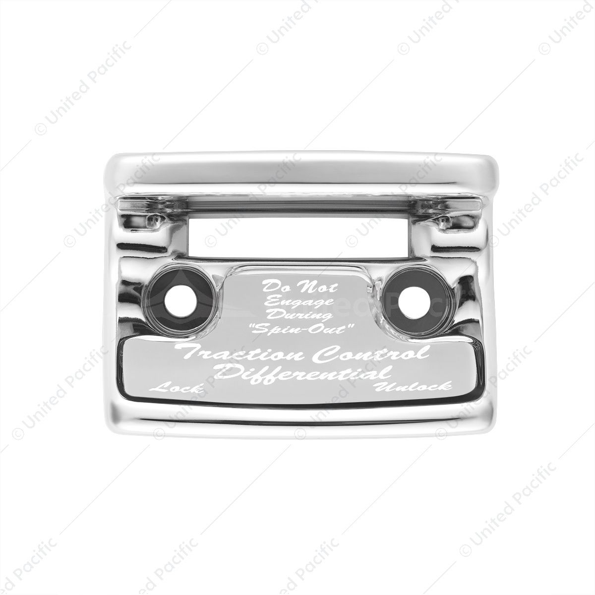 "Traction Control Differential" Switch Guard With Silver Sticker