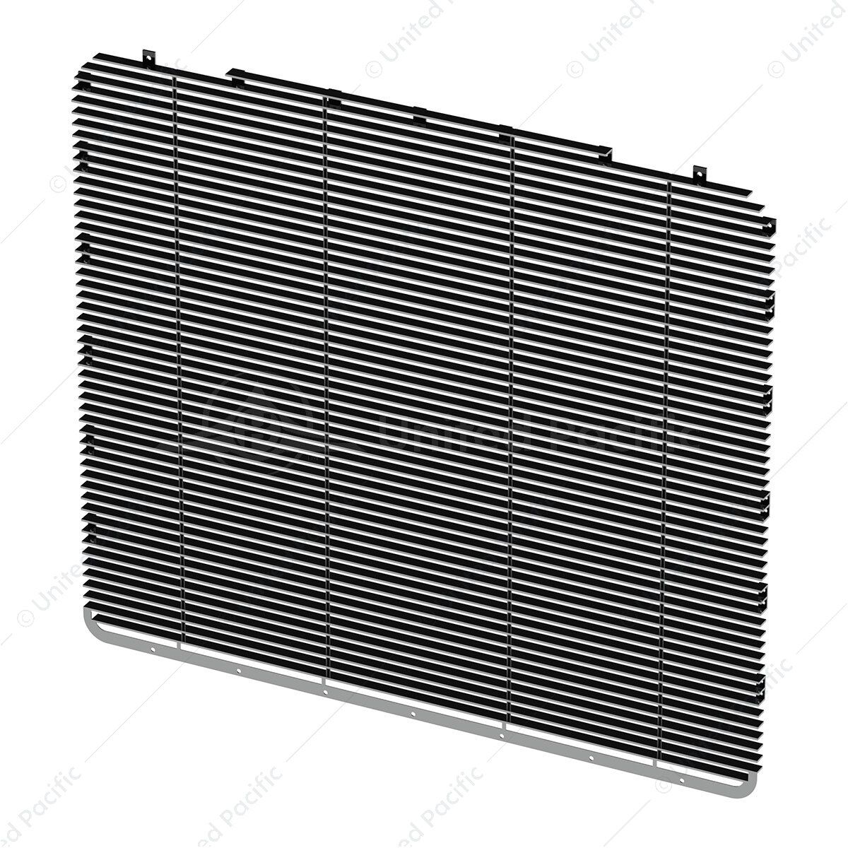 Aluminum Billet Style Grille Insert With Horizontal Bars For Peterbilt 389