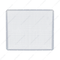 430 Stainless Grille Mesh For Peterbilt 379 With Extended Hood - Alternating Oval Holes