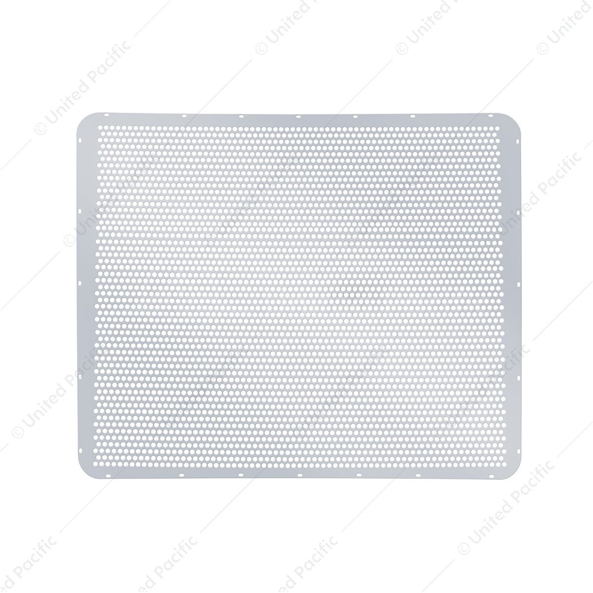 430 Stainless Grille Mesh For Peterbilt 379 With Extended Hood - Alternating Round Holes