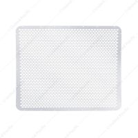 430 Stainless Grille Mesh For Peterbilt 379 With Short Hood - Alternating Oval Holes