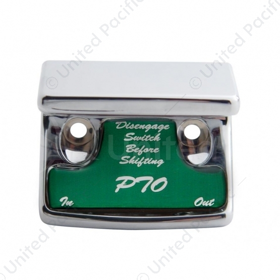 "PTO" Switch Guard With Green Sticker