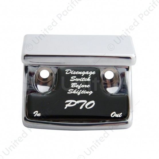 "PTO" Switch Guard With Black Sticker