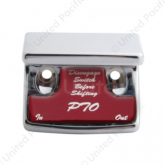 "PTO" Switch Guard With Red Sticker