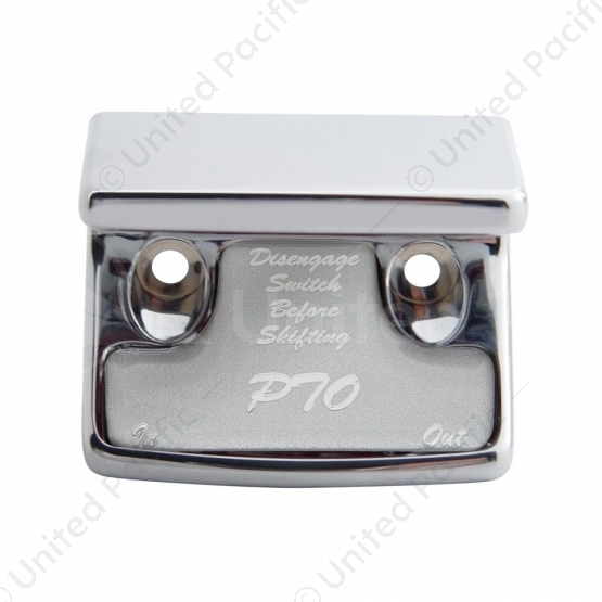 "PTO" Switch Guard With Silver Sticker