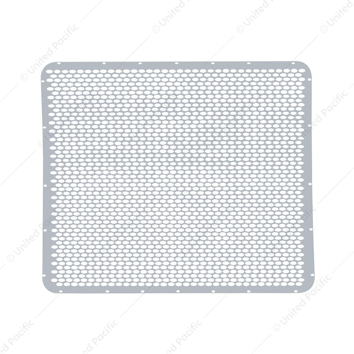 304 Stainless Grille Mesh For Peterbilt 379 With Extended Hood - Alternating Oval Holes