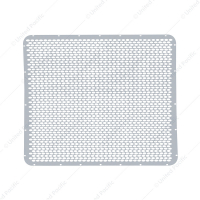 304 Stainless Grille Mesh For Peterbilt 379 With Extended Hood - Alternating Oval Holes