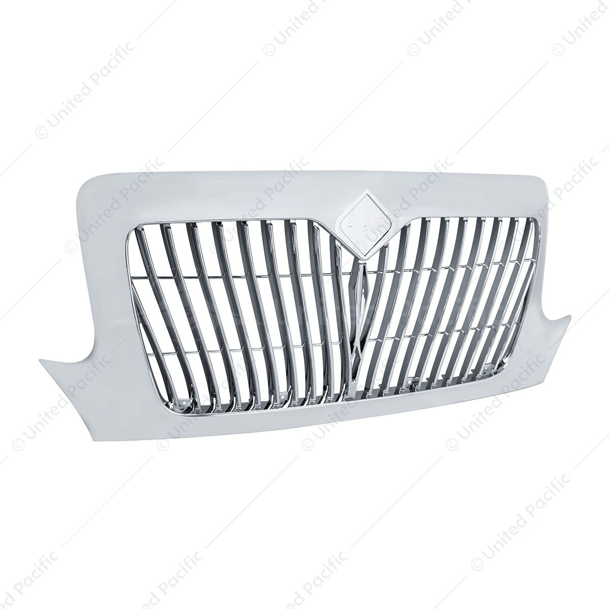 Chrome Grille With Curved Grille Bars For 2002-2018 International Durastar