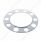 Stainless Beauty Ring For 1-1/2" Lug Nut- Aluminum Wheel