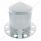 Stainless Pointed Rear Axle Cover 3PC Kit For 33mm Nut Cover - Steel/Aluminum Wheel