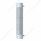 48" Tall 180 Degree Stainless Exhaust Muffler Shield For 5" Diameter Exhaust - Vertical Slot
