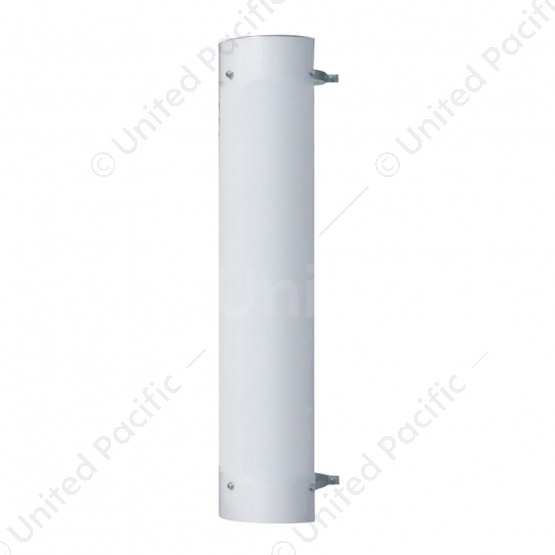 48" Tall 270 Degree Stainless Exhaust Muffler Shield For 9" Diameter Exhaust - Plain