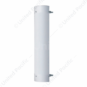 48" Tall 270 Degree Stainless Exhaust Muffler Shield - Plain