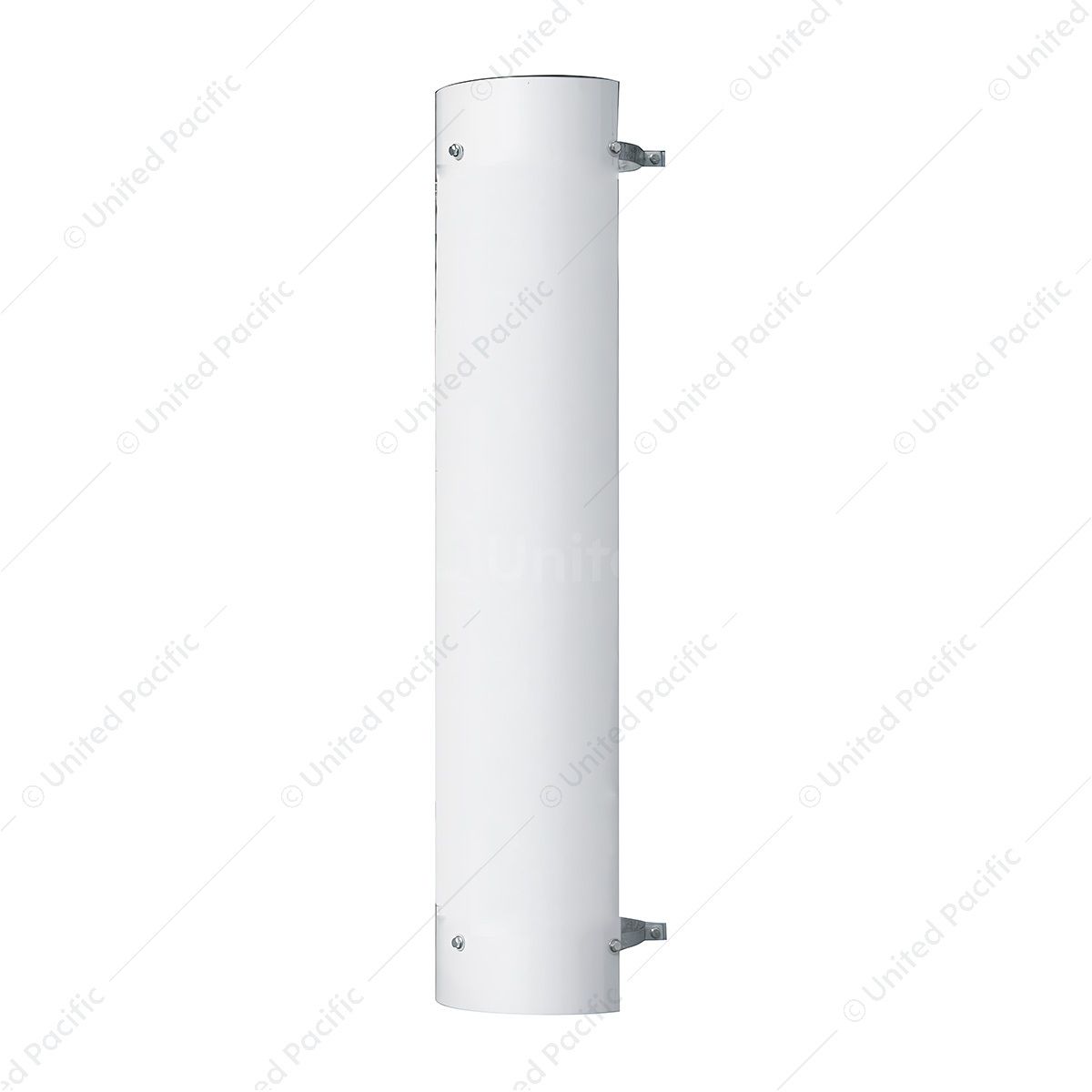 48" Tall 270 Degree Stainless Exhaust Muffler Shield For 10" Diameter Exhaust - Plain