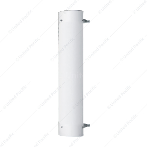 48" Tall 270 Degree Stainless Exhaust Muffler Shield For 10" Diameter Exhaust - Plain