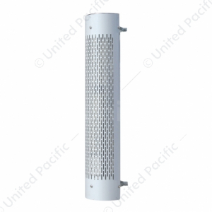 48" Tall 270 Degree Stainless Exhaust Muffler Shield For 9" Diameter Exhaust - Vertical Slot