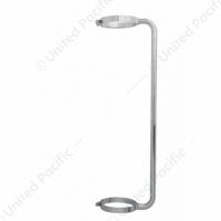 34" Chrome Exhaust Grab Handle - 7" Clamp