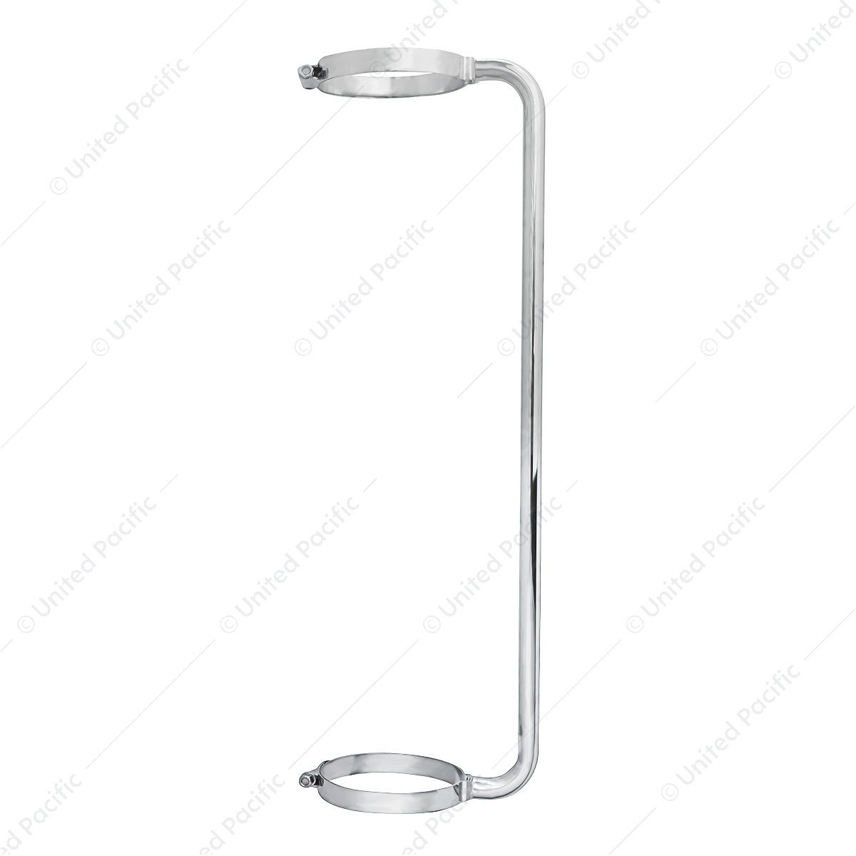 34" Chrome Exhaust Grab Handle - 8" Clamp