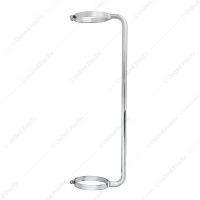 34" Chrome Exhaust Grab Handle - 8" Clamp