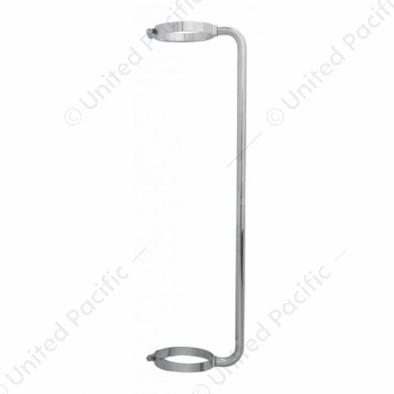 45" Chrome Exhaust Grab Handle - 6" Clamp