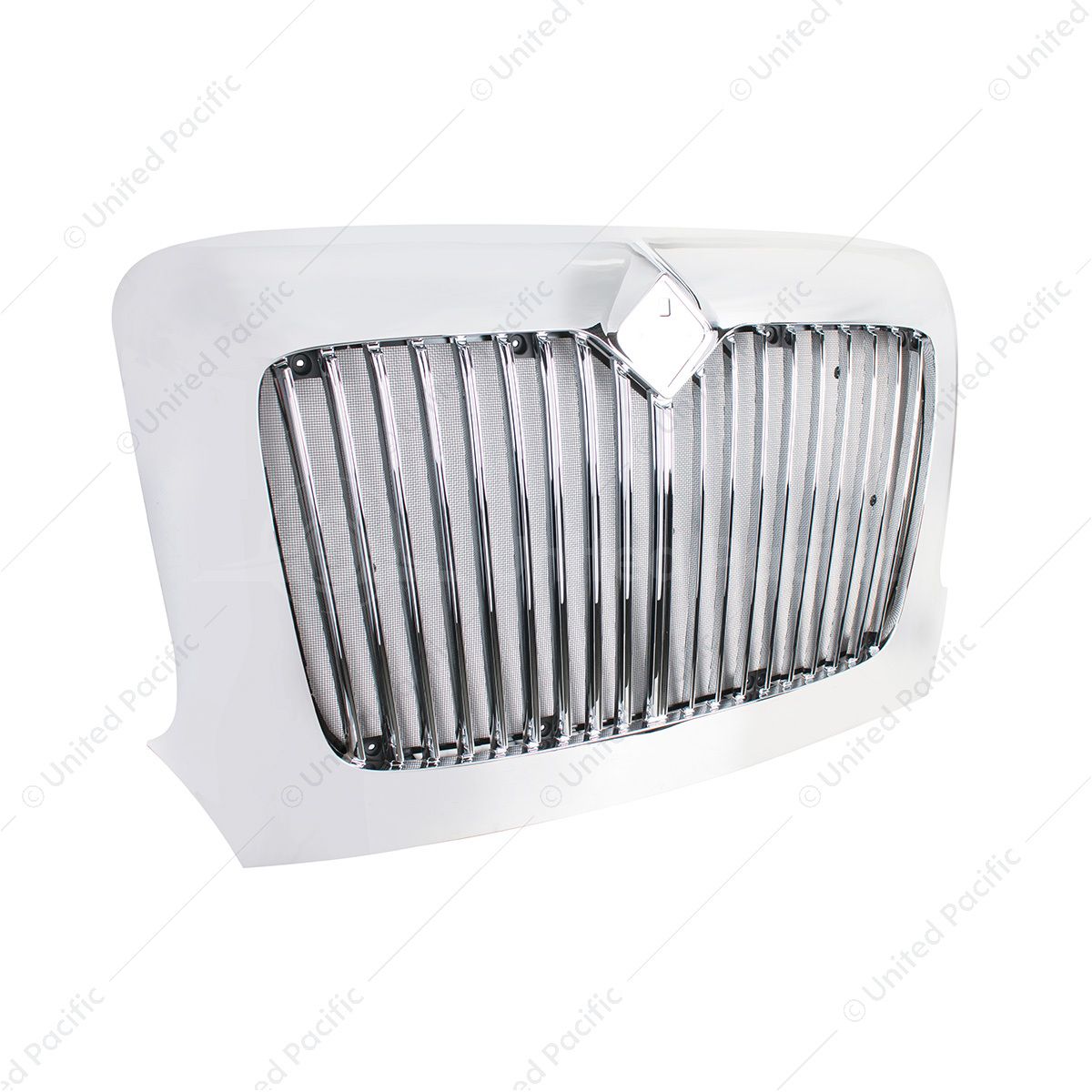 Chrome Grille With Bug Screen For 2002+ International Transtar