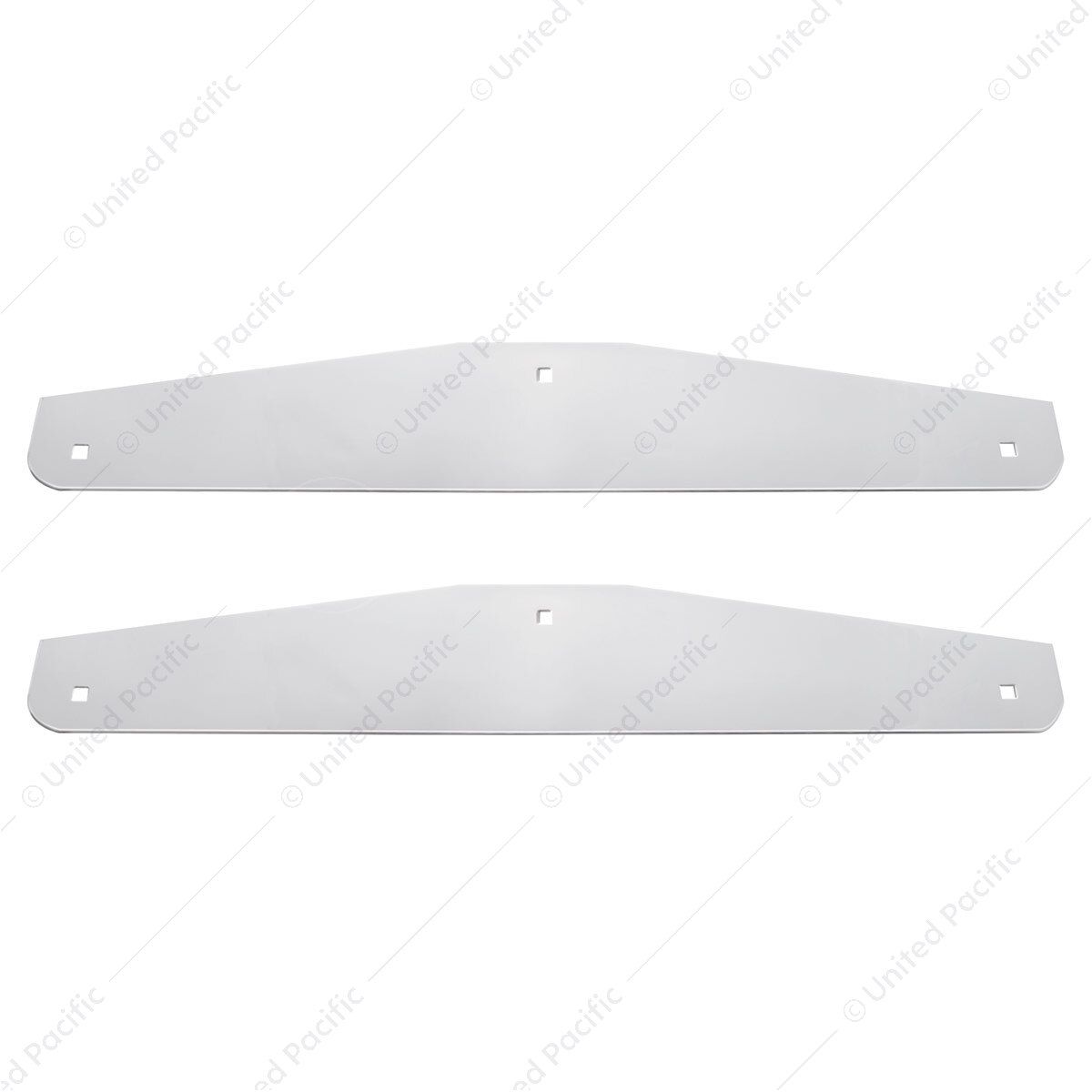 24" X 4" Stainless Steel Bottom Mud Flap Plate - Bolt Thru (Cbox/Pair)