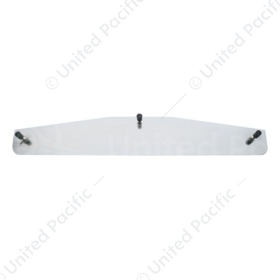 3" X 12" 304 Stainless Standard Bottom Mud Flap Plate - Welded Stud