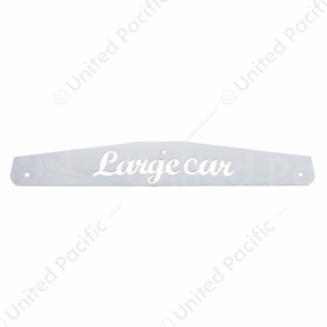 4" X 24" Stainless Largecar Bottom Mud Flap Plate - Bolt Thru
