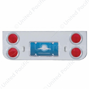 Chrome Rear Center Panel With Four 4" Lights