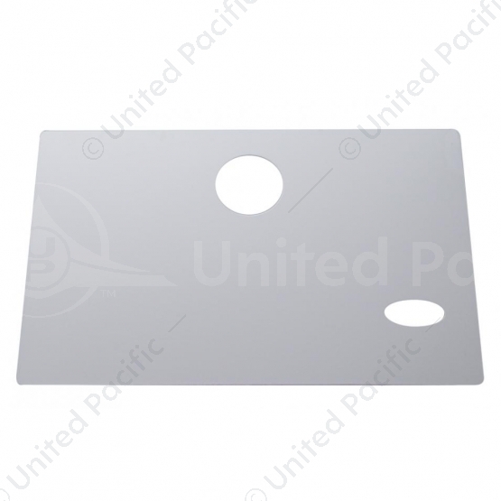 Stainless Glove Box Cover With Oval Cutout For Early Peterbilt (Bulk)