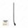 30" Shifter Shaft For Trucks-Matte Black
