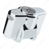 Chrome Plastic Upper Steering Column Cover For Peterbilt 379/378 (1998-2005), 335 (2005-2010), 330 (