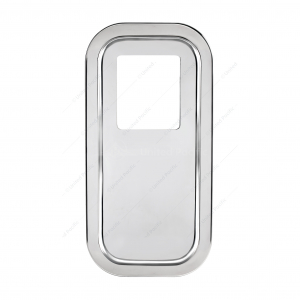Peterbilt Stainless Steel Shift Plate Cover - Extended Hood