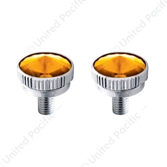 5mm CB Mounting Bolt With Amber Crystal (2-Pack)