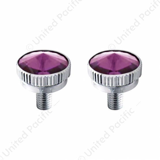 5mm CB Mounting Bolt With Purple Crystal (2-Pack)